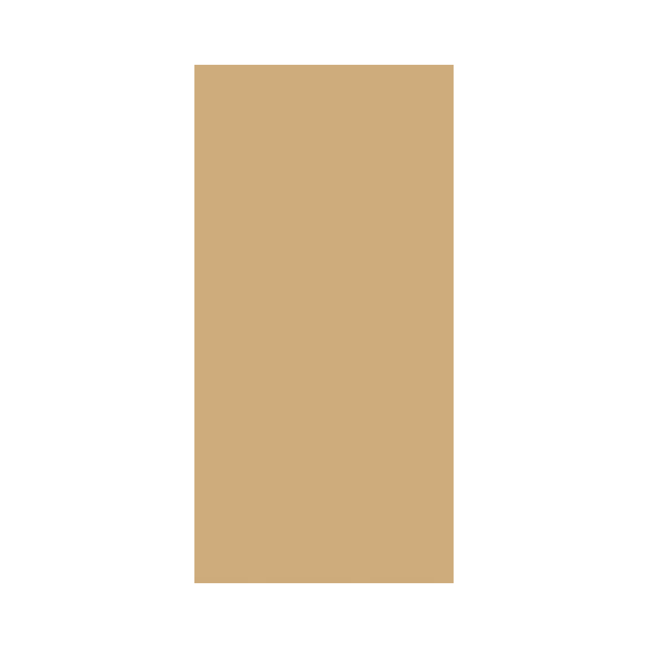 Linclass Mitteldecke, 80x80cm, naturbraun