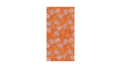 Linclass-Mitteldecke, 80x80cm, 'Hilde' terrakotta-bordeaux