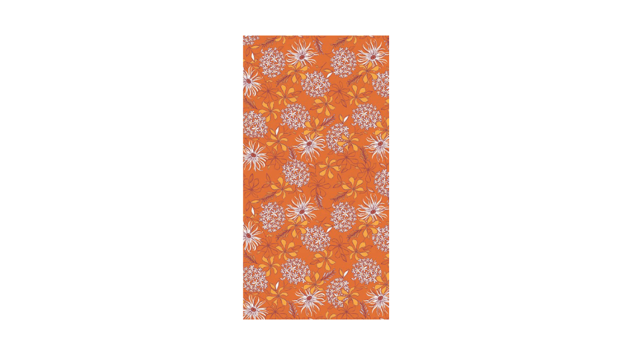 Linclass-Mitteldecke, 80x80cm, 'Hilde' terrakotta-bordeaux