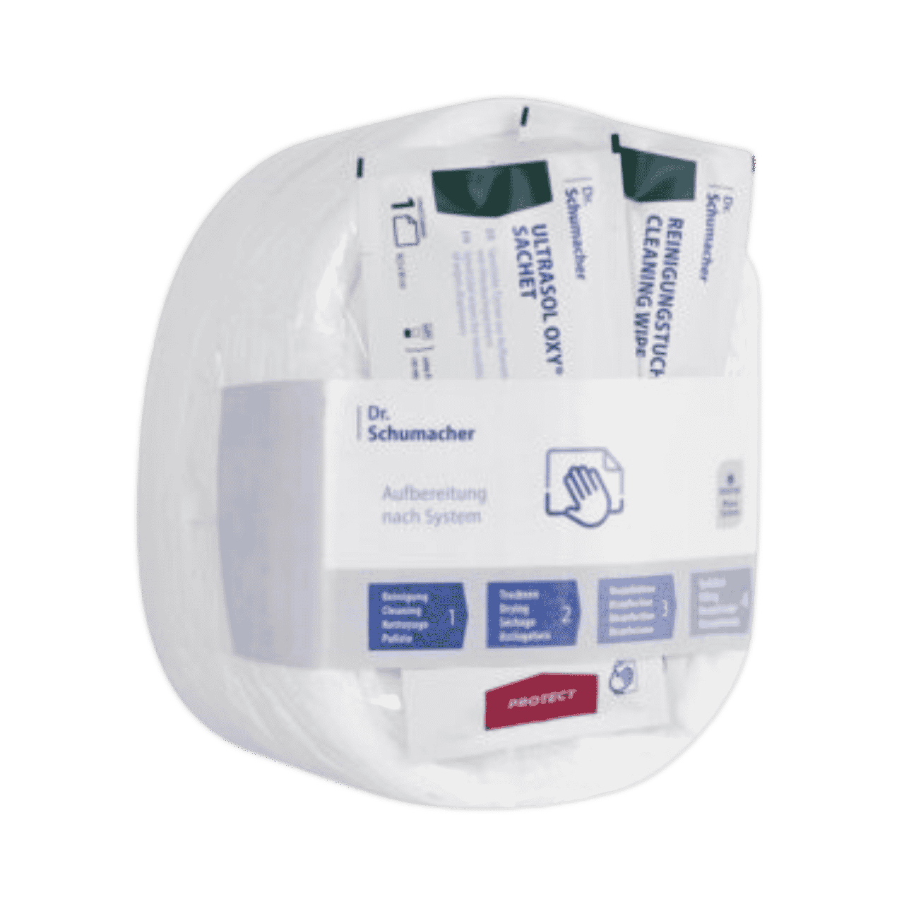 Vliest&uuml;cher Eco-Wipes, wei&szlig;, 1-lagig, 32x30cm, 100 T&uuml;cher/Rolle