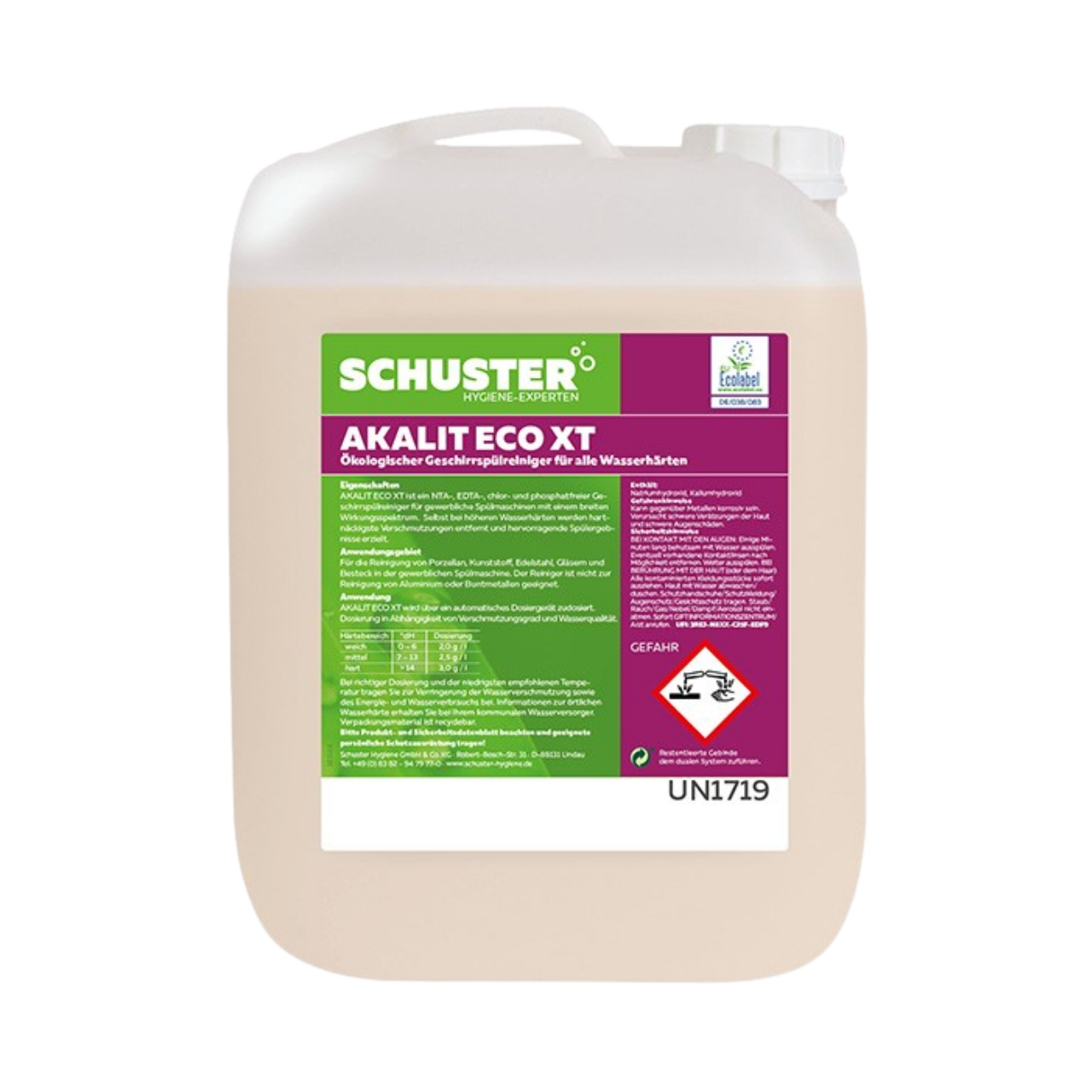 Geschirrsp&uuml;lmittel Akalit ECO XT fl&uuml;ssig, 25kg