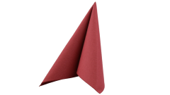 Airlaid-Serviette, 40x40cm, 1/4 Falz, bordeaux
