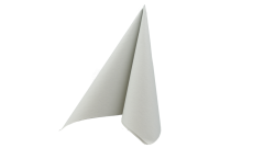 Airlaid-Serviette, 40x40cm, 1/4 Falz, perlgrau