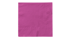 Mank-Zelltuch-Serviette, 33x33cm, 3-la., 1/4 Falz, violett