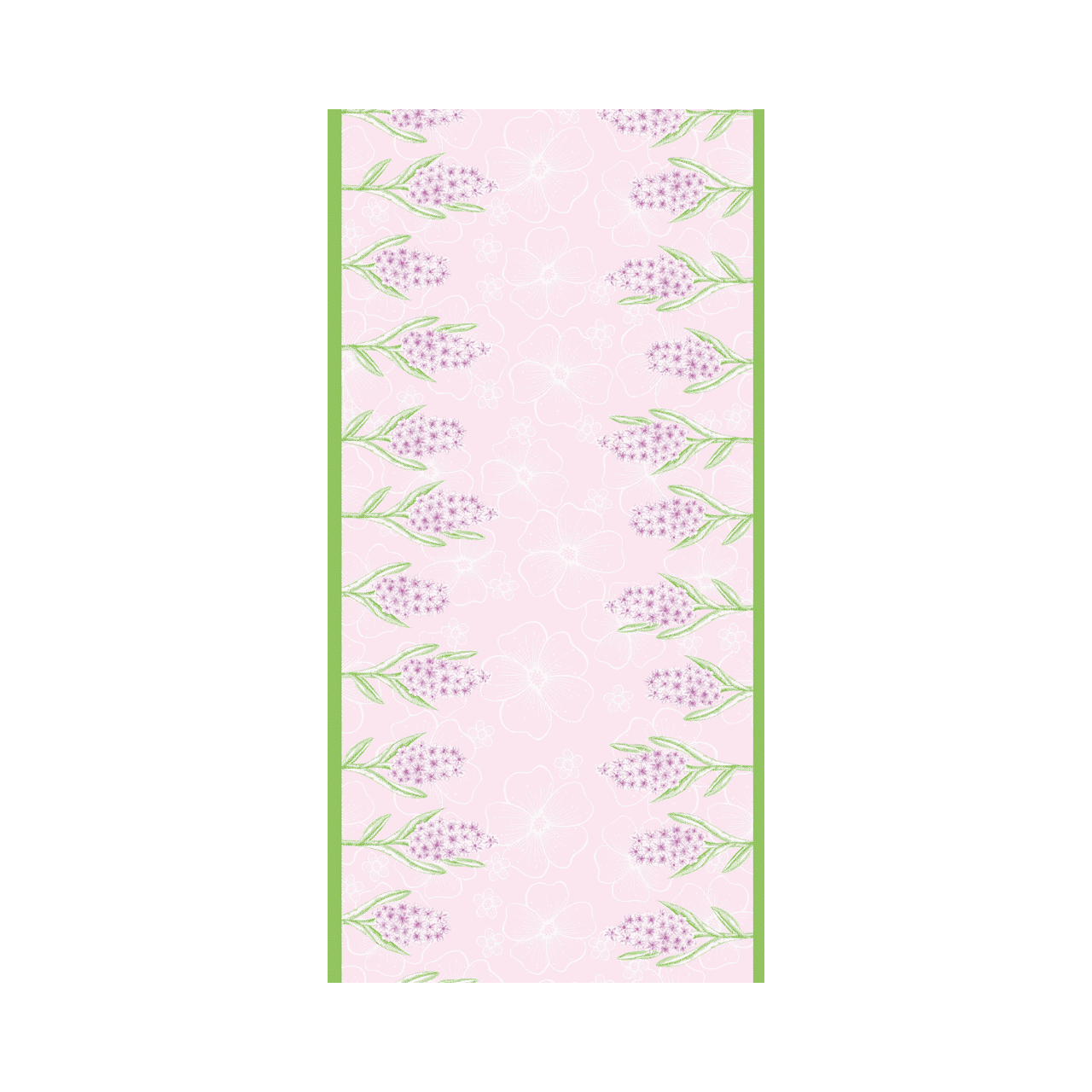 Linclass-Tischl&auml;ufer, 0,40x24m, 'Nicole' rosa