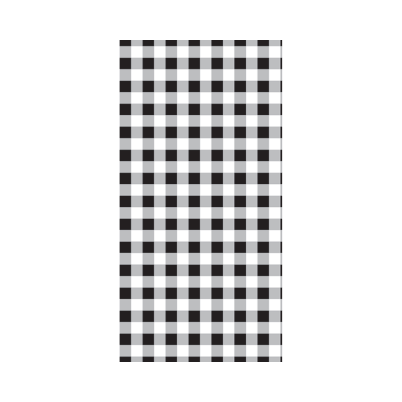 Linclass Mitteldecke, 80x80cm, 'Karo' schwarz