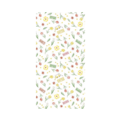 Linclass Mitteldecke, 80x80cm, 'Gartenparty'