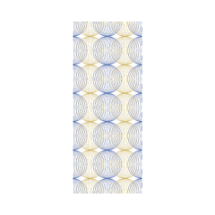 Linclass-Tischl&auml;ufer, 0,40x24m, 'Ludo' blau-gold