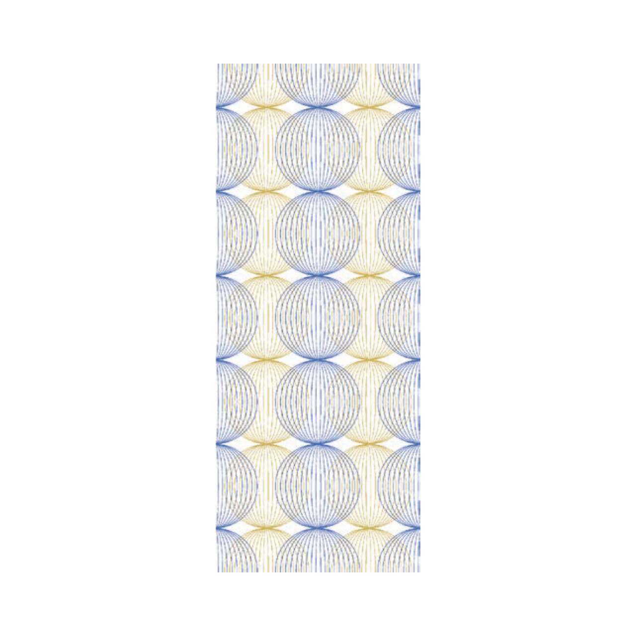 Linclass-Tischl&auml;ufer, 0,40x24m, 'Ludo' blau-gold