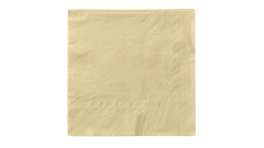 Mank-Zelltuch-Serviette, 33x33cm,3-la 1/4 Falz, creme
