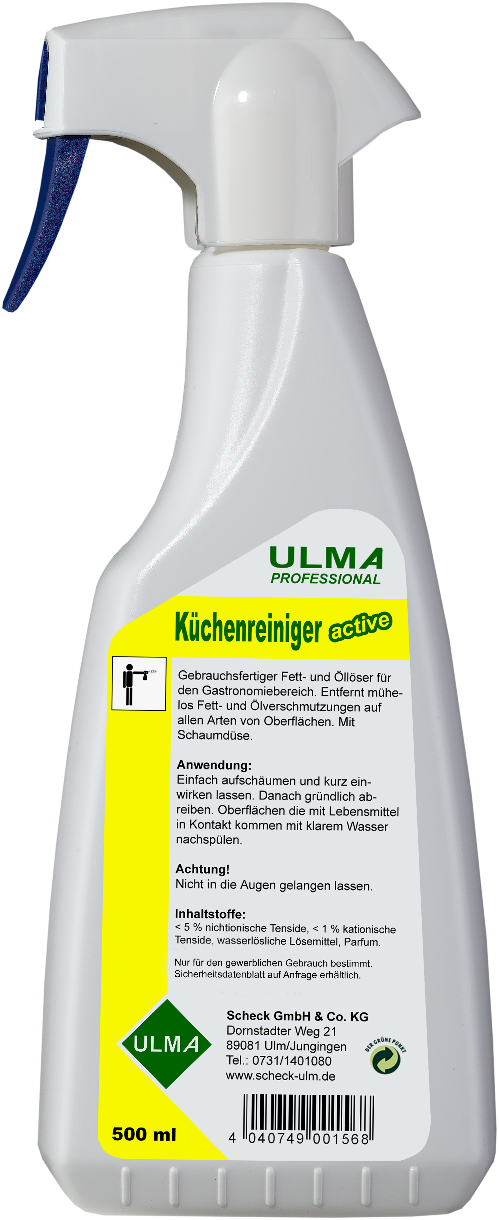 Küchenreiniger active, Sprühflasche, flüssig, 500ml