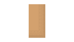 Mank-Zelltuch-Serviette, 33x33cm,3-lagig 1/8 Kopffalz, sand