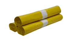 LDPE-Müllsack, 70 Liter, 575x1000mm, gelb, Stärke 35µ