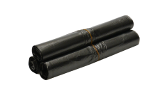 HDPE-Mülleimerbeutel, 15 Liter, 39x50cm, grau, Stärke 8µ