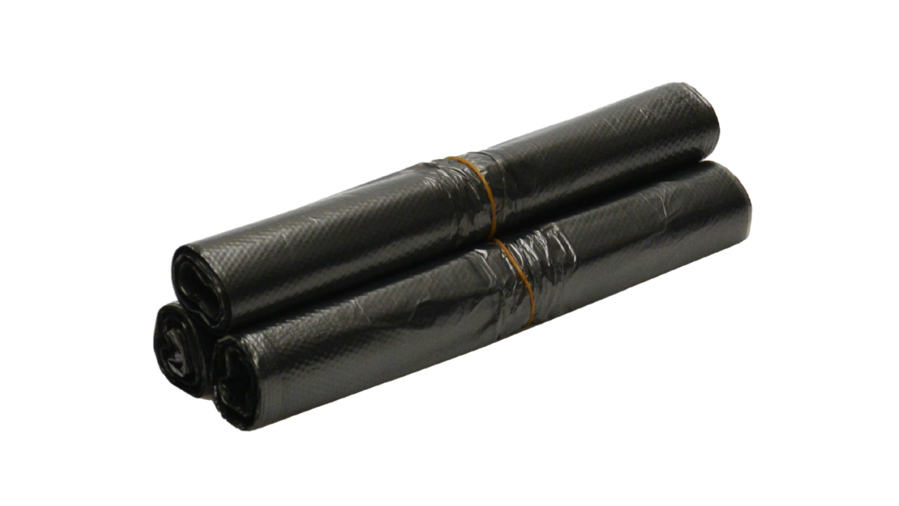 HDPE-Mülleimerbeutel, 15 Liter, 39x50cm, grau, Stärke 8µ