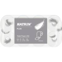 XXXKatrin-Plus, Toilettenpapier, weiß, 3-lagig, 250 Blatt/Rolle