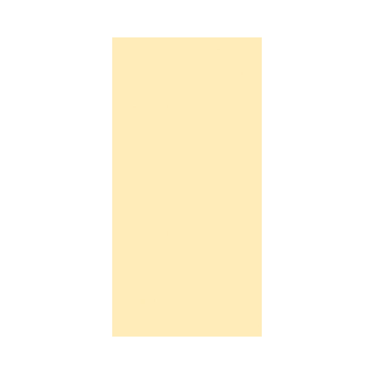 Linclass Mitteldecke, 118x118cm, Pearl Coating, creme