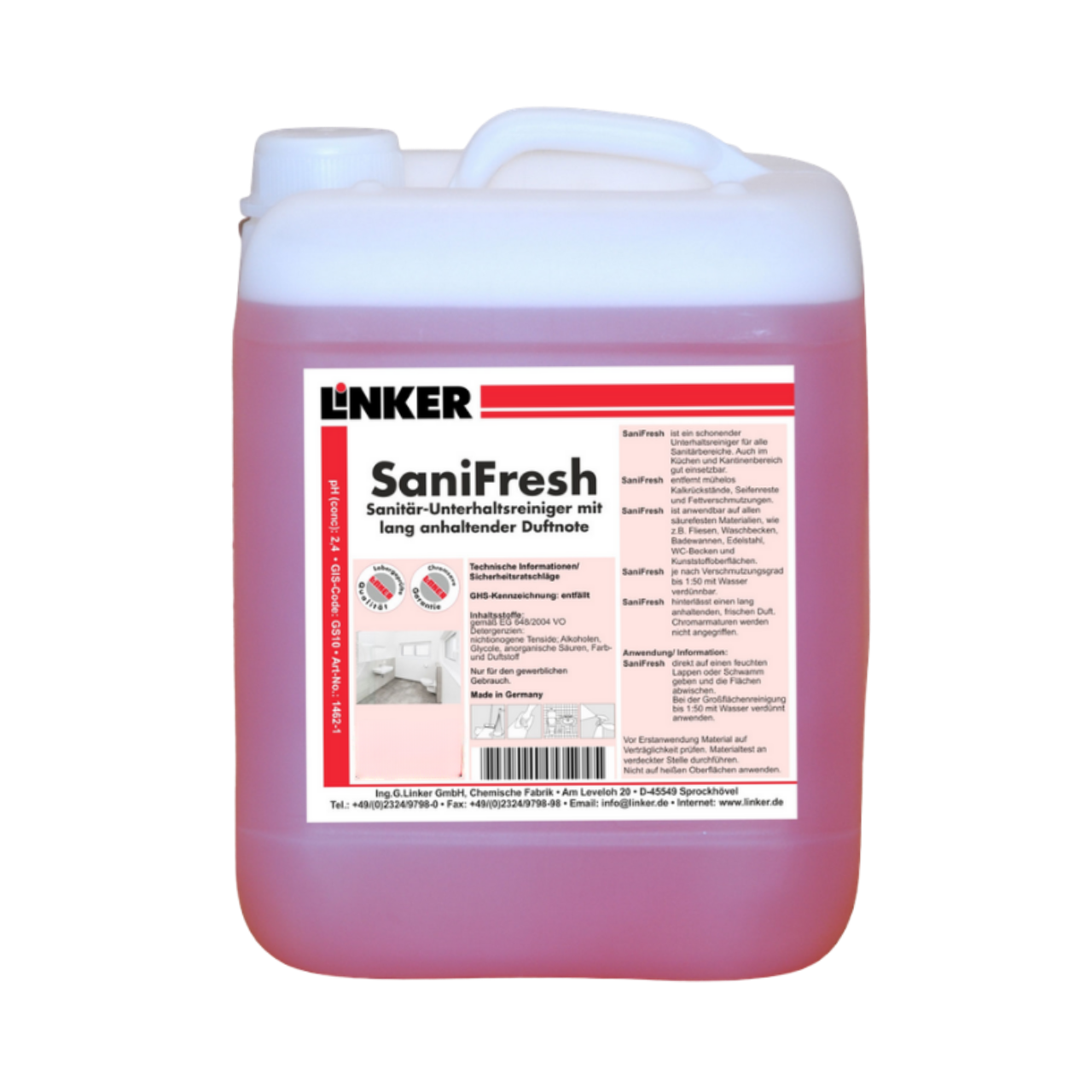 Sanit&auml;rreiniger Sani Fresh, fl&uuml;ssig, 10 Liter