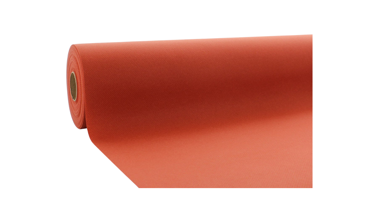 Linclass-Tischläufer 0,40x24m, terrakotta