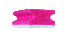 Topfschwamm, 15x7x4,5cm,mit Griffleiste, kratzfrei, rot/wei&szlig; (10er)