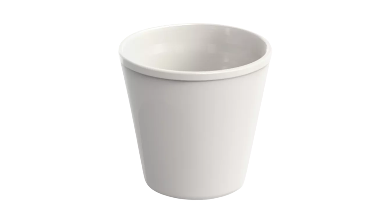 Mehrweg-To-Go-Becher Polypropylen, 200ml &Oslash;9x8,5cm, cremewei&szlig;