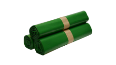 LDPE-Müllsack, 120 Liter, 700x1100mm, grün, Stärke 39µ