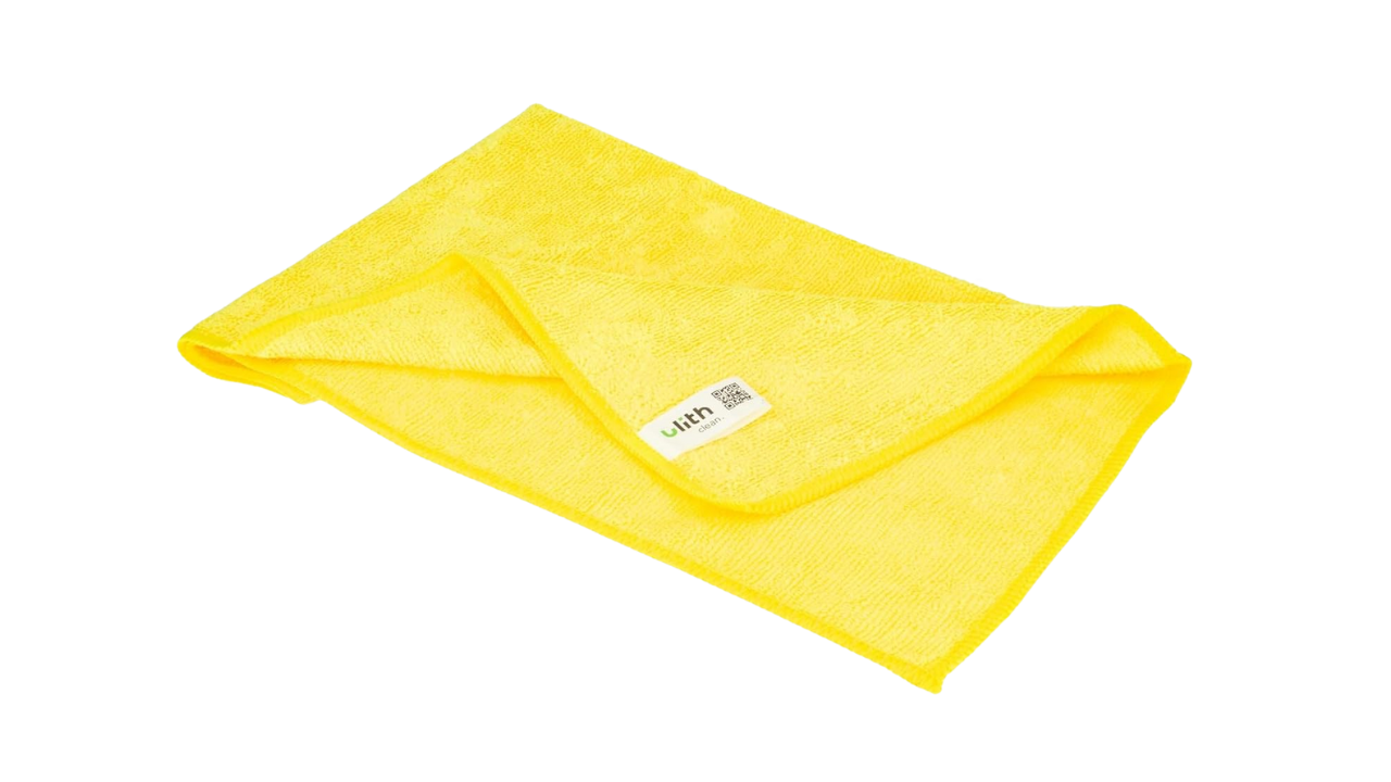 Ulith Clean-Basic Microfasertuch, grobe Fasern, 40x40cm, gelb (10er)