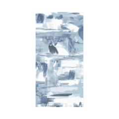 Linclass Mitteldecke, 80x80cm, 'Pablo' blau