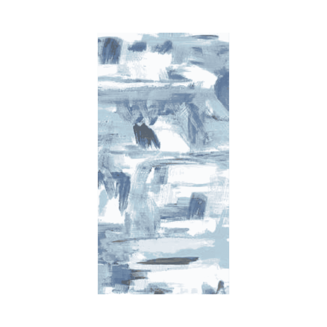 Linclass Mitteldecke, 80x80cm, 'Pablo' blau