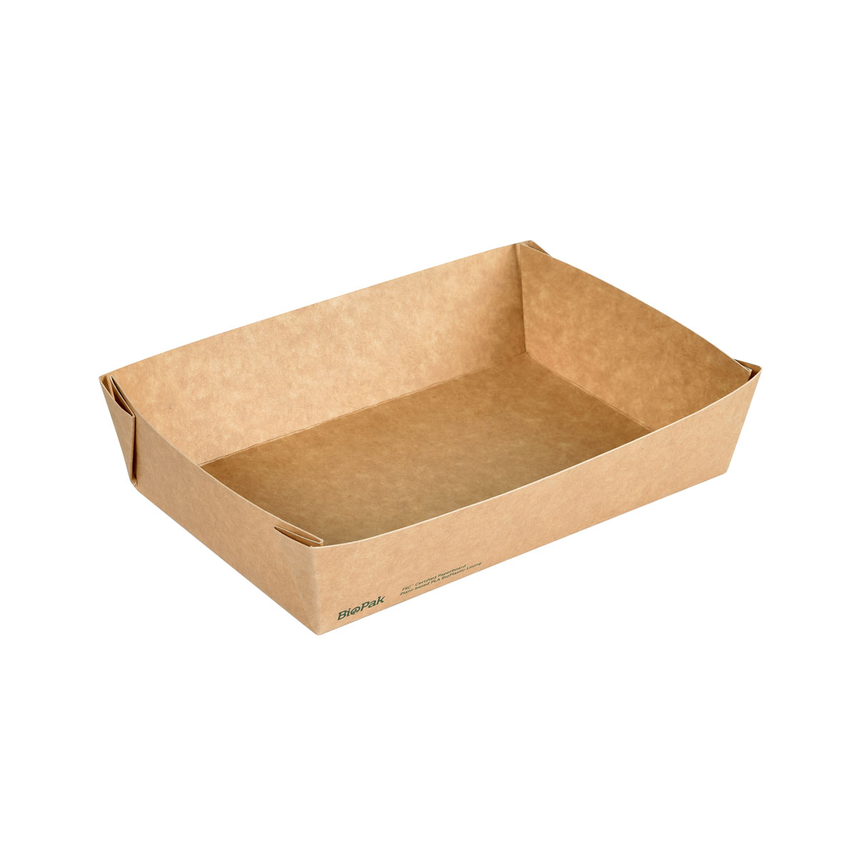 Duni-Meal Viking ecoecho Brick Box, Karton/PLA, 140x200x45mm, 1100ml, braun