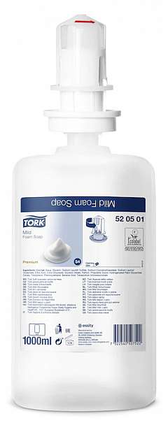 Tork-Premium Schaumseife, farblos, 1000ml Flakon