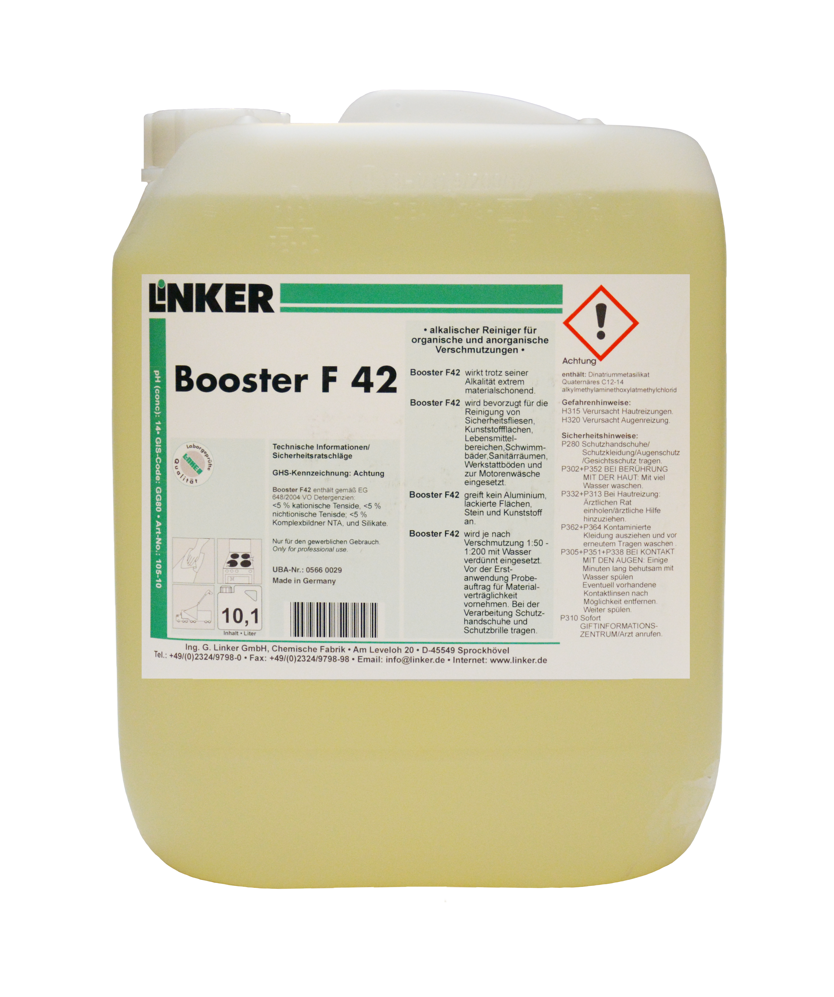 Allzweckreiniger Booster F42, flüssig, 10 Liter