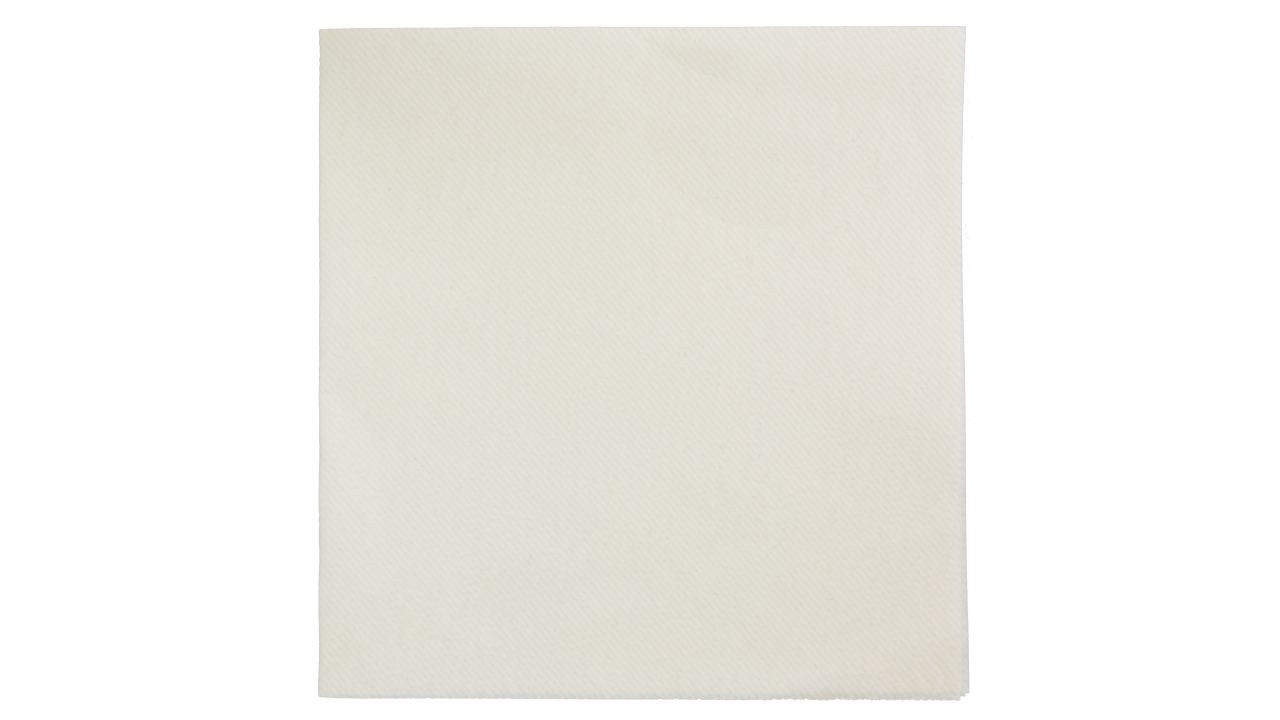 Airlaid-Serviette, 24x24cm, 1/4 Falz, weiß