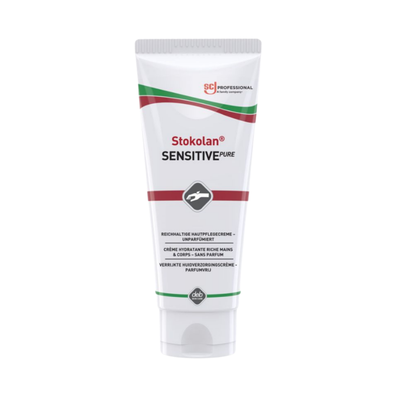 Handcreme, parf&uuml;mfrei, Stokolan Sensitive Pur, 100ml Tube