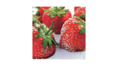 Zelltuch-Serviette, 33x33cm, 3-lagig, 1/4-Falz, 'Sugared Strawberries'