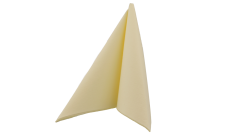 Airlaid-Serviette, 40x40cm, 1/4 Falz, creme