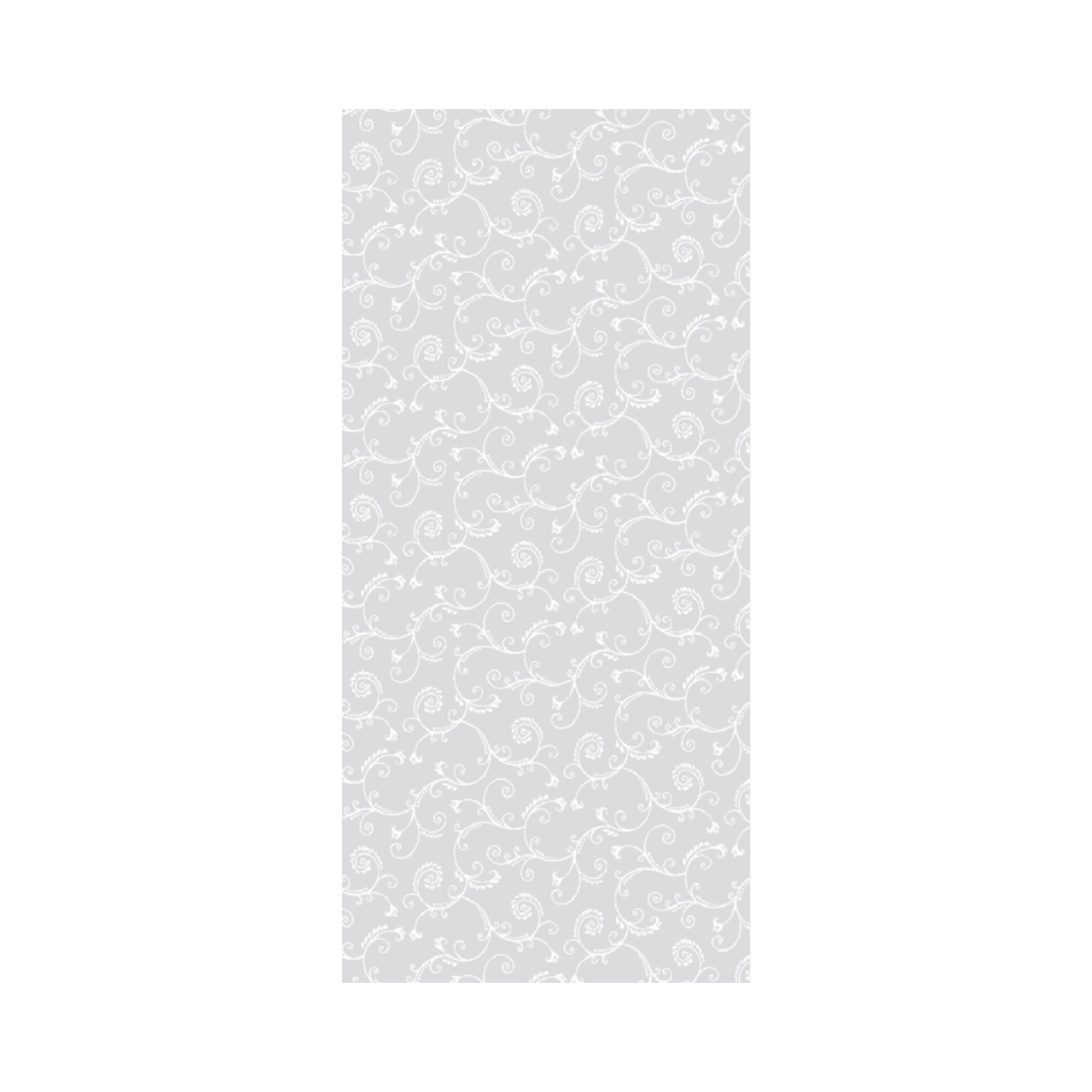Linclass Mitteldecke, 80x80cm, Pearl Coating, 'Gala' grau
