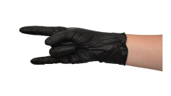 Nitril-Handschuhe 'Comfort', Größe -S- schwarz (100er)