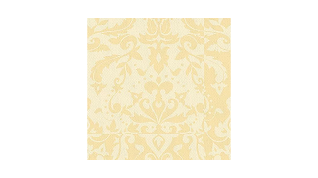 DecoSoft-Serviette, 40x40cm, 1/4 Falz, 'Victorian' creme