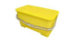 Tauchbadeimer f&uuml;r Besteckkorb, viereckig, 22 Liter