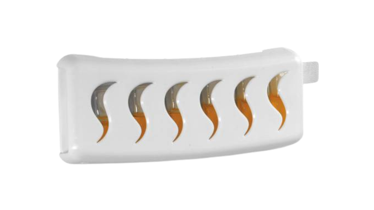 ASEO-Duftspender, Kunststoff, wei&szlig;/grau ohne Batterien, zur T&uuml;rbefestigung