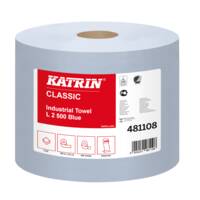 Katrin-Wischtuch-Classic L, Großrolle blau, 2-lagig, 22x38cm, 180m