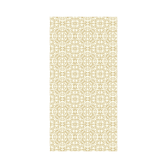 Linclass Mitteldecke, 80x80cm, 'Claudio' champagner-gold