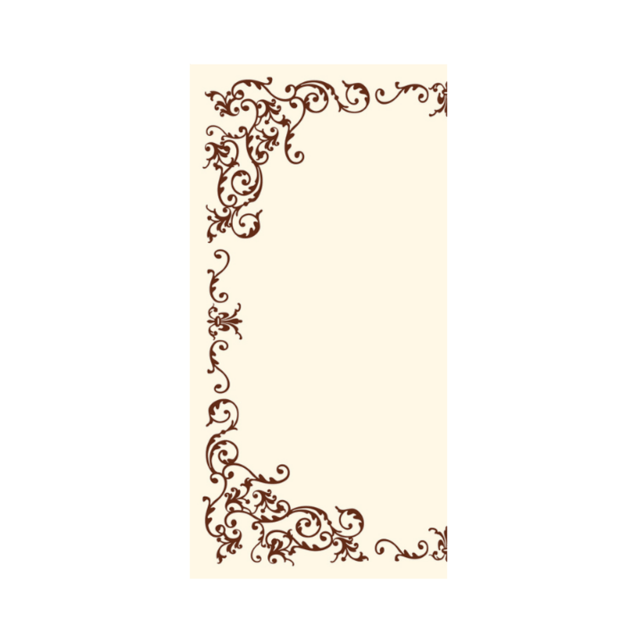 Linclass Mitteldecke, 80x80cm, 'Pomp' creme-mocca