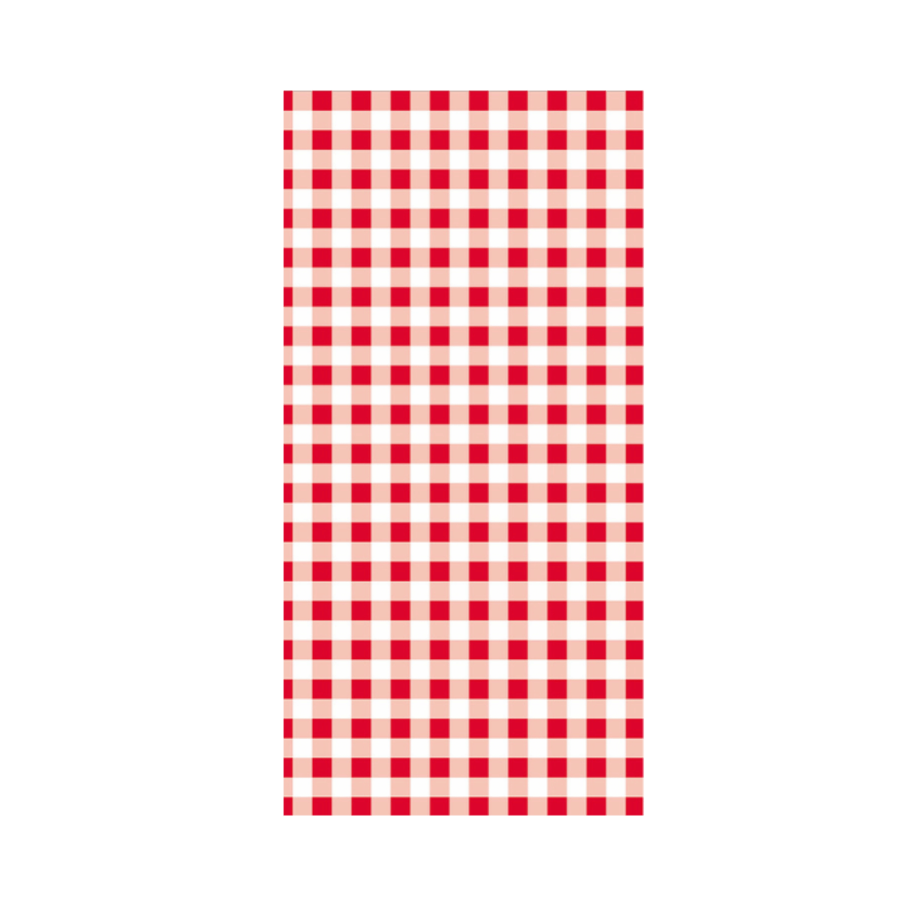 Linclass Mitteldecke, 80x80cm, 'Karo' rot