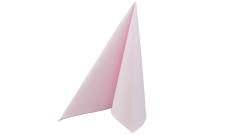 Airlaid-Serviette, 40x40cm, 1/4 Falz, hellrosa