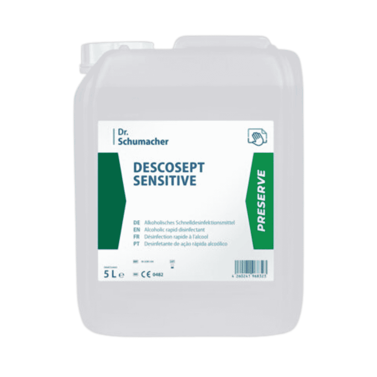 Schnelldesinfektion Descosept Sensitive, 5 Liter