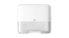 Tork Falthandtuchspender, Zickzack- &amp; Lagenfalzung, Kunststoff, klein, wei&szlig;