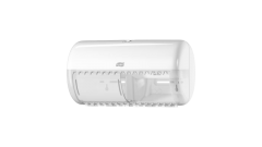 Tork Toipaspender, f&uuml;r 2 Kleinrollen, Kunststoff, wei&szlig;, T4