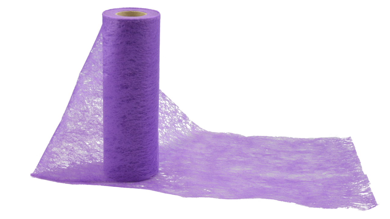 Vlies-Tischläufer, 23cmx20m, violett